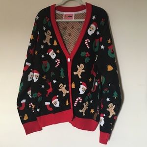 XL Unisex Ugly Sweater Cardigan NWT
